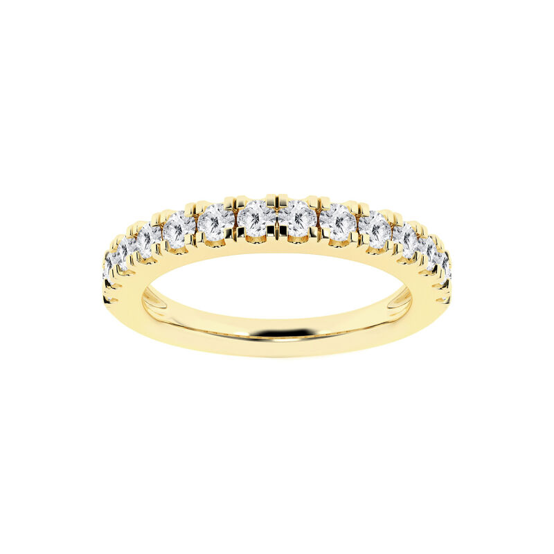 Marquise-Cut Lab Grown 5ctw. Diamond Classic Engagement Ring Set in 14k Yellow Gold image number null